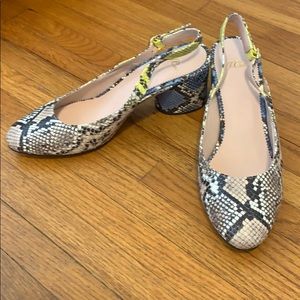 J. Crew Slingback Heels